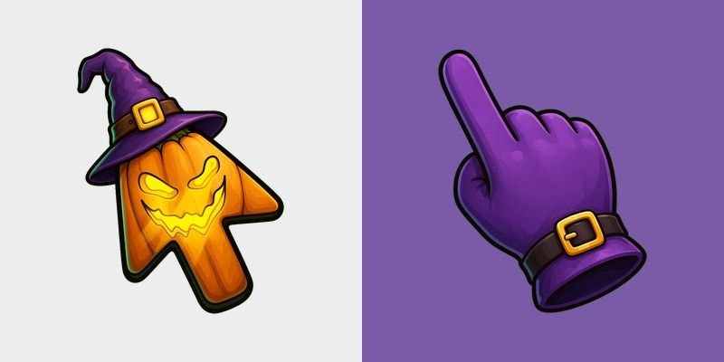 Purple Witch Hat Cursor