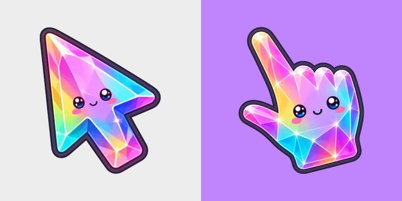 Rainbow Prism Crystal Arrow