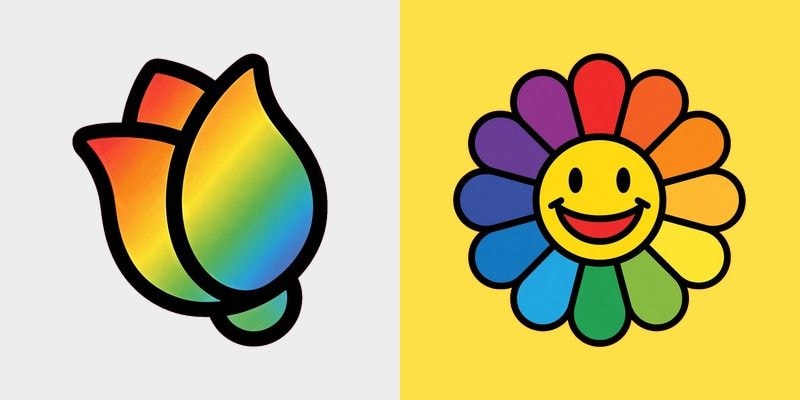 Rainbow Tulip Sunflower