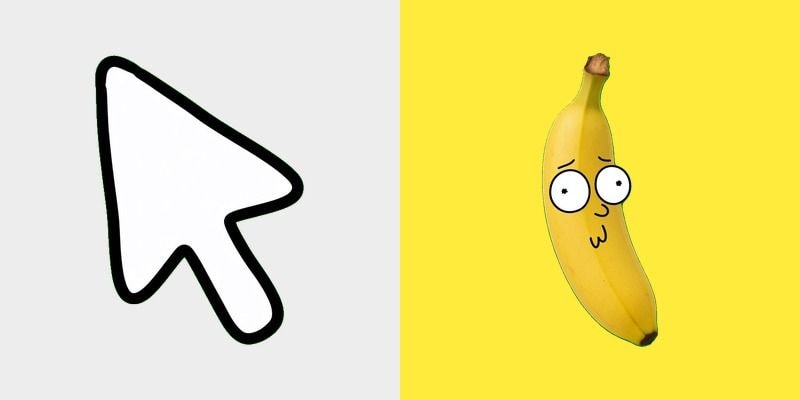 Rick and Morty Banana Morty Cursor