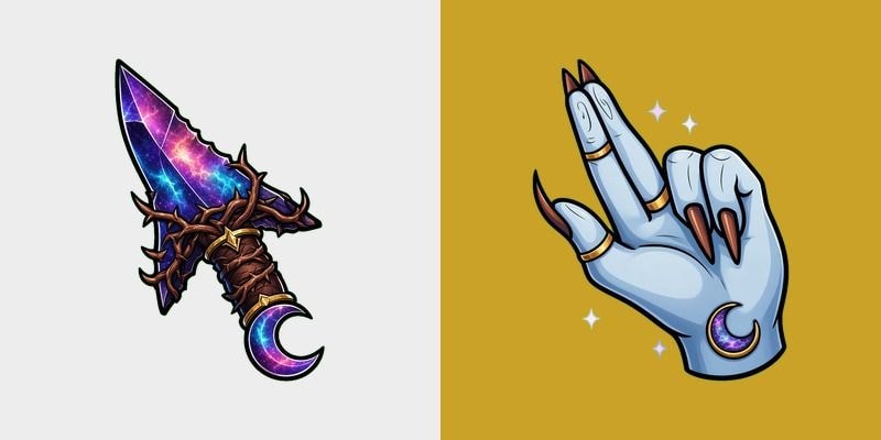 Ritual Moon Athame Cursor