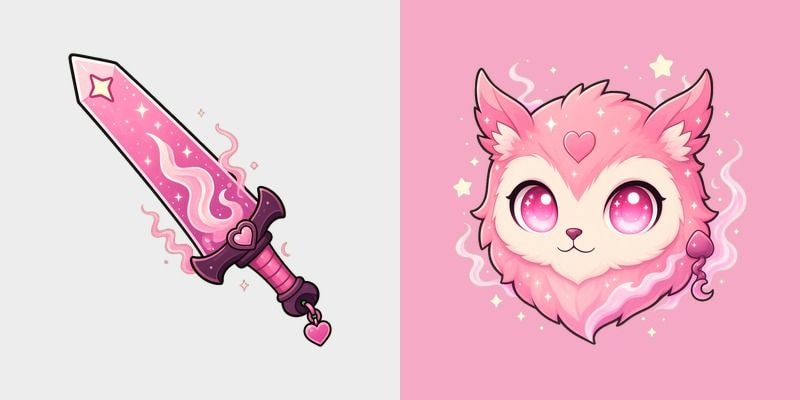Rose Cat Spirit Blade