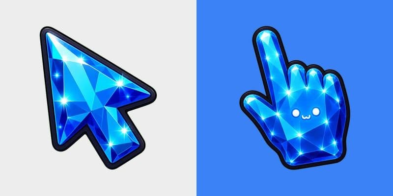Sapphire Crystal Arrow