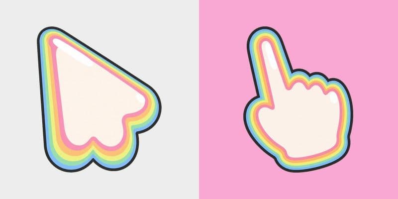 Sherbet Rainbow Puff