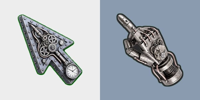 Silver Chronometer Cursor