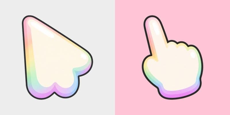 Soft Rainbow Puff