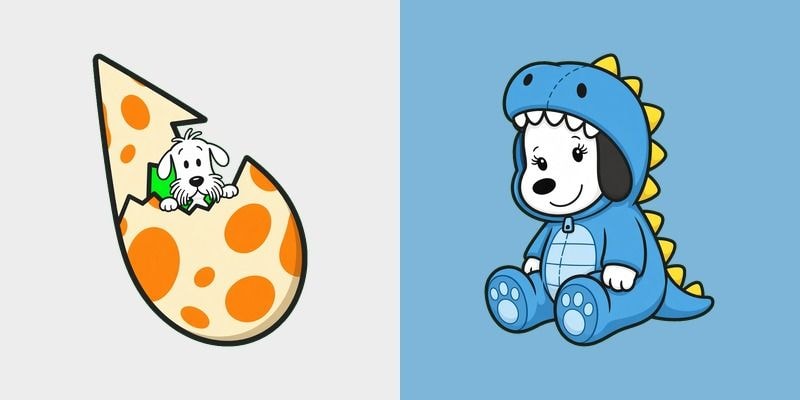 Spike Egg Belle Dino
