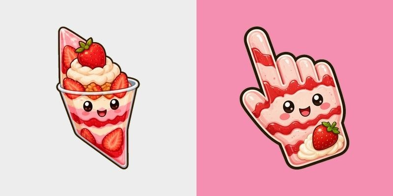 Strawberry Crepe Parfait