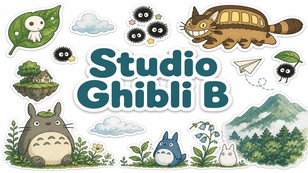 Фон колекції Studio Ghibli Films B