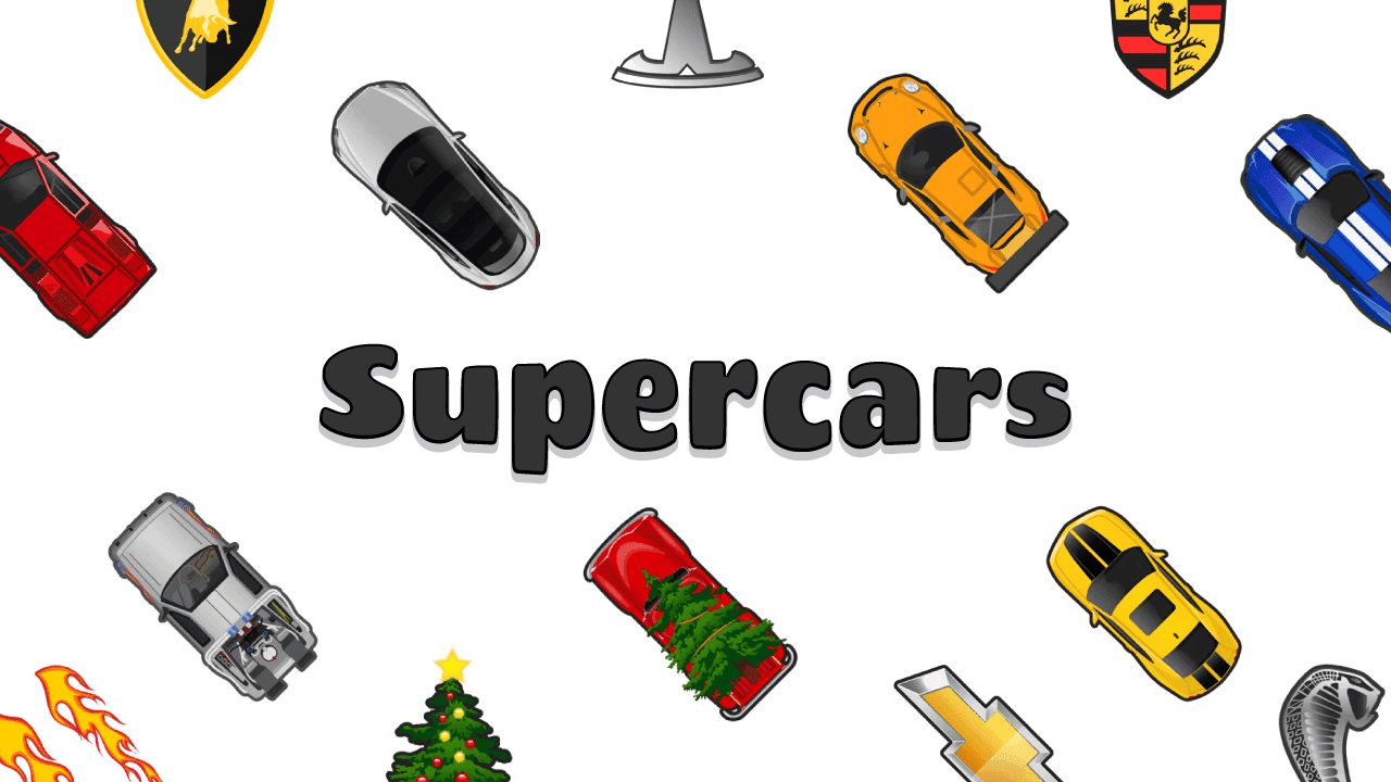 Фон колекції Supercars