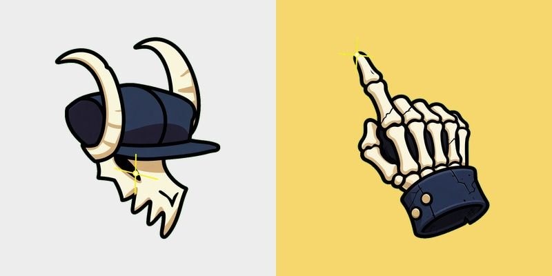 Tabi Flat Cap Skull Cursor