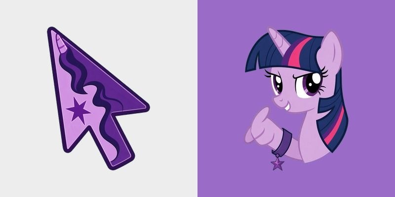 Twilight Sparkle MLP Cursor