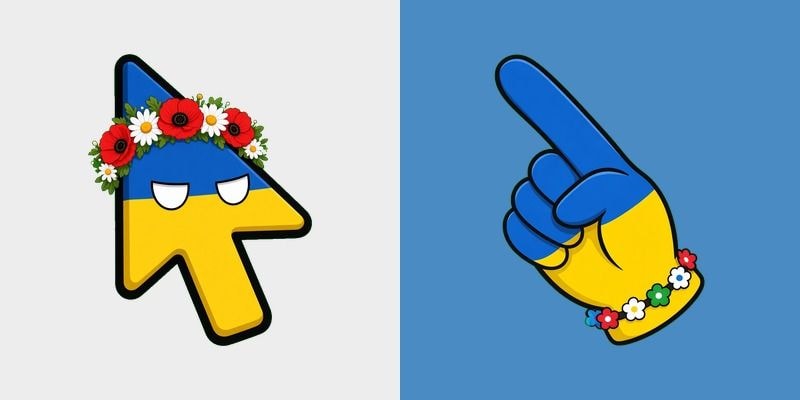 Ukraine Countryball Cursor