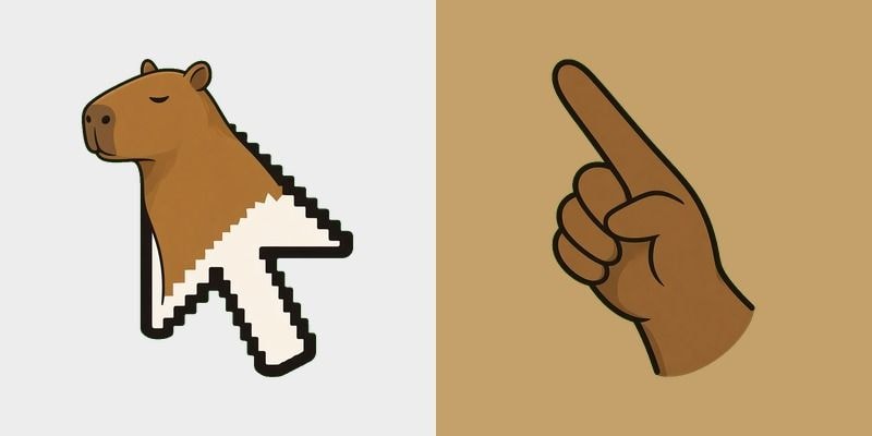 Unbothered Capybara Cursor
