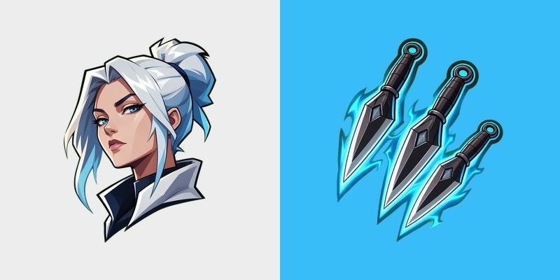 Valorant Jett Kunai Cursor