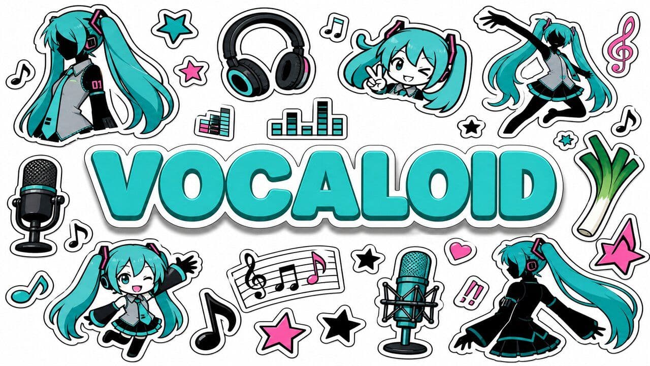 Фон колекції VOCALOID Mix Packs