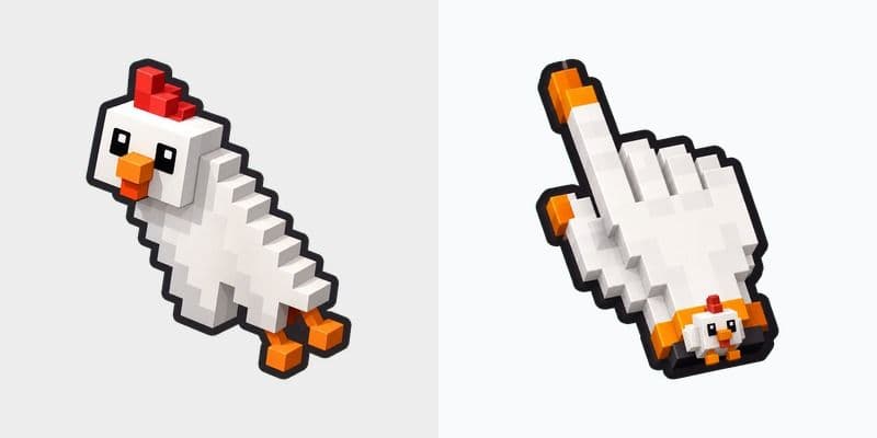 Voxel Chicken