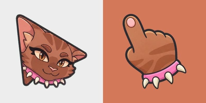 Warrior Cats Brick Cute Cursor Pack