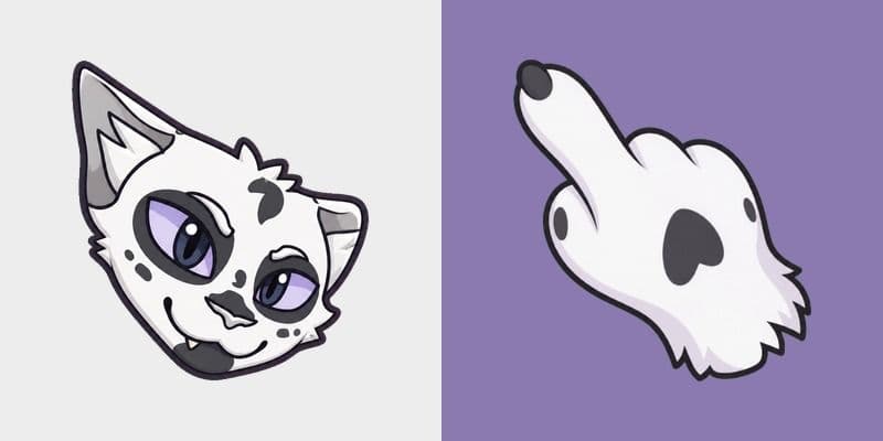 Warrior Cats Darktail Cute Cursor Pack