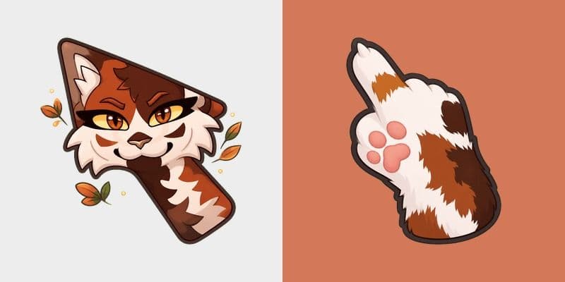 Warrior Cats Mapleshade Cute Cursor Pack