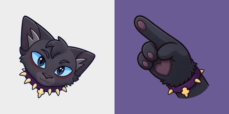 Warrior Cats Scourge Cute Cursor Pack